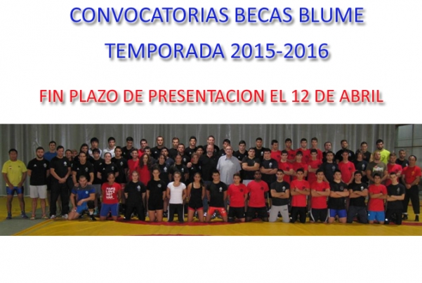 Becas BLUME 15-16