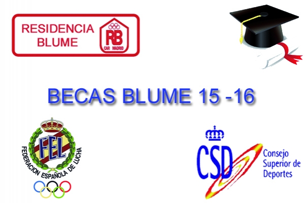 Becas BLUME 15 -16