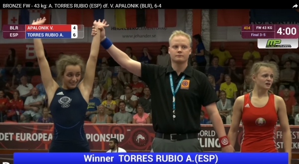 Ana Torres Lucha por el Bronce Mundial