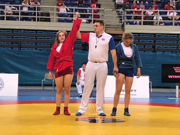 María Cabas 3ª de Europa de Sambo