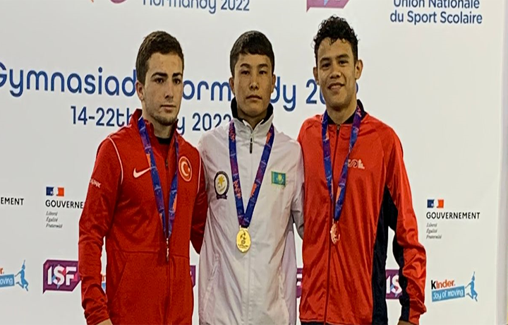 La lucha española cierra con otra medalla la Gymnasiade