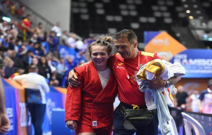 Siete medallas para el sambo español en el europeo de Israel